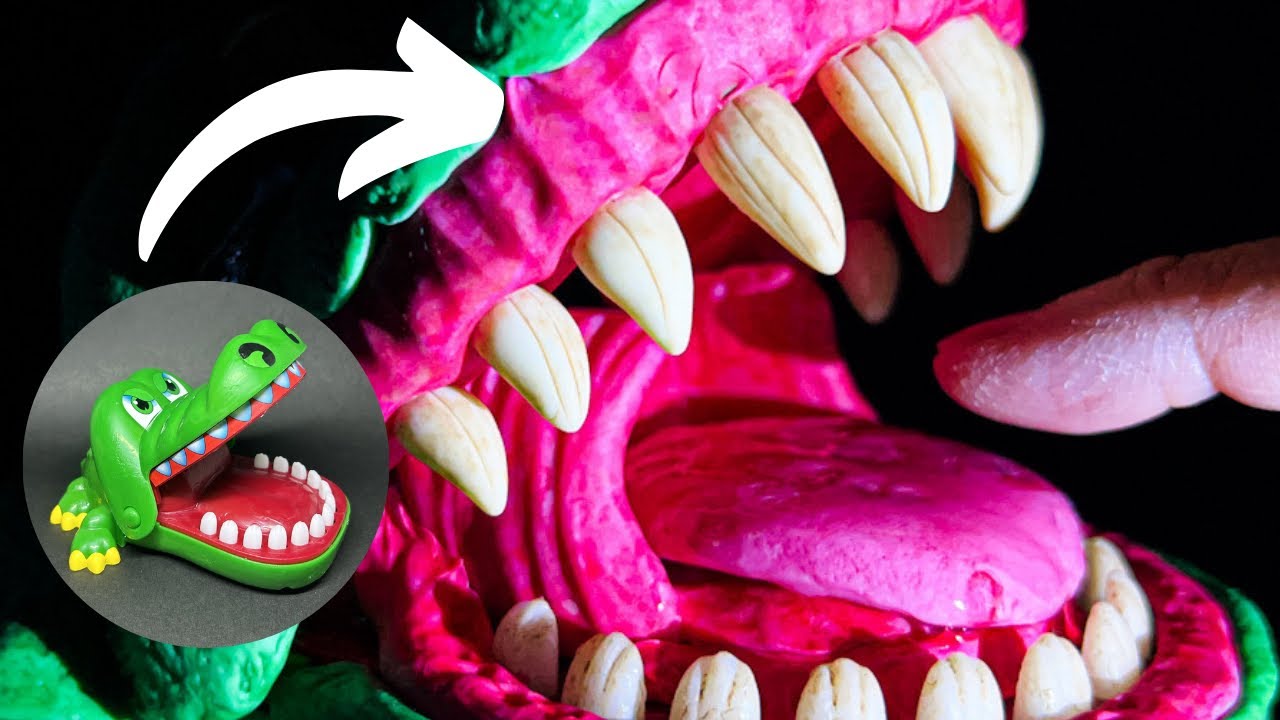 ガチワニパニック作ってみた〜I made the crocodile toy look real〜