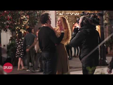 Blake Lively And Justin Baldoni Filming A Kissing Scenes At The "It Ends With Us" Set - 15 Jan 2024