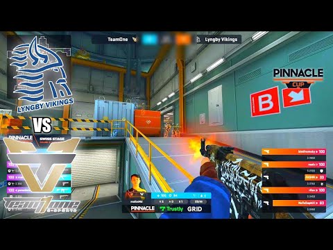 Pinnacle Cup 2021 - Swiss round 2 - Lyngby Vikings vs TeamOne - Map 2 - Overpass - [08-03-2021]