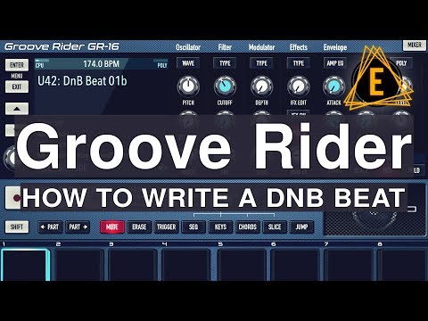Groove Rider GR-16 - How to make a DnB beat