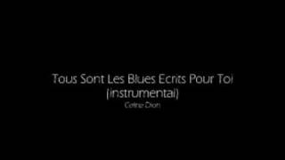 Tous Sont Les Blues Ecrits Pour Toi KARAOKE/INSTRUMENTAL