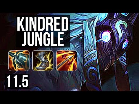 KINDRED vs NOCTURNE (JUNGLE) | 12/1/9, Legendary, 300+ games | EUW Challenger | v11.5