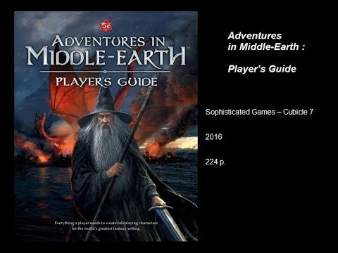 Adventures in Middle-Earth : Player's Guide