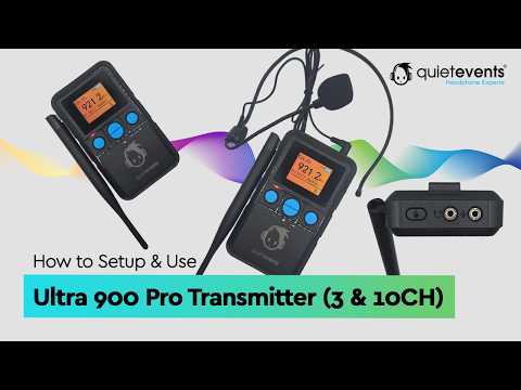 Ultra 900 Mobile Transmitter (13CH) - Silent Disco