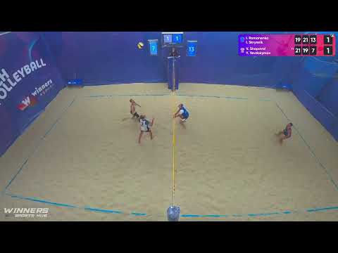 14:35 I. Romanenko / I. Skrynnik - V. Shapoval / Y. Yevdokymov 19.08.2022 | Winners Beach Volleyball
