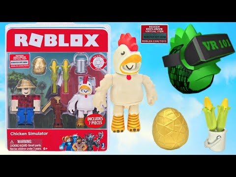 Unboxing Roblox Chicken Simulator Game Pack The Golden -