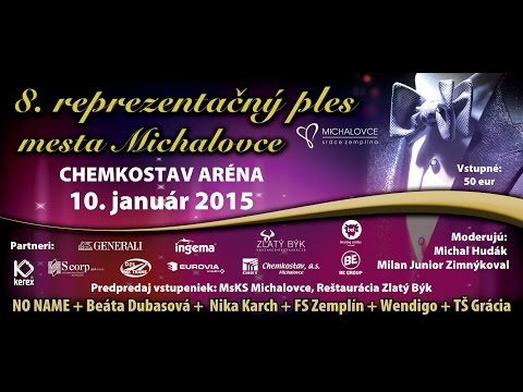 Nika Karch, Beáta Dubasová - Ples Michalovce 2015