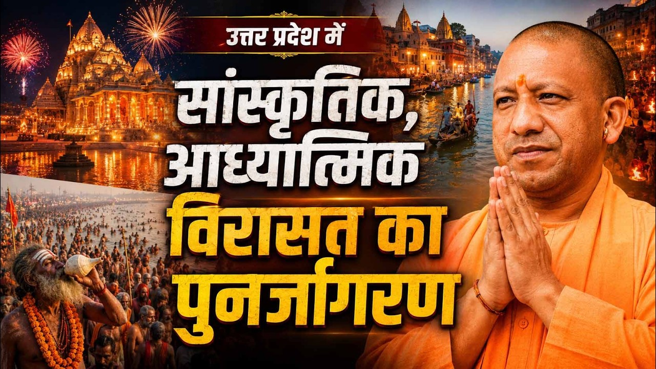 'आध्यात्मिक पुनर्जागरण से आर्थिक महाशक्ति बनता उत्तर प्रदेश'। Yogi Sankalp