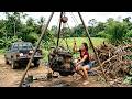 Restoration expert | Girl Successfully Restores Abandoned 8-Ton Truck Engine Found Under a Tree.