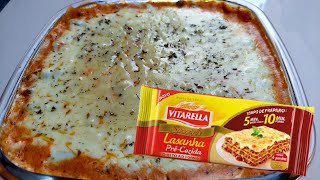 LASANHA FÁCIL NO MICRO-ONDAS...