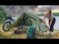 Extreme Camping During A Thunderstorm And Heavy Rain In A Small Tent ️