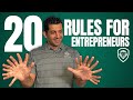 20 Rules for Entrepreneurs