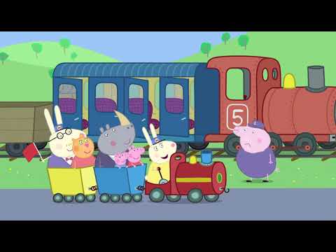Grandpa Pigs Train to the Rescue