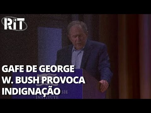 'Gafe' de George W. Bush provoca indignação entre iraquianos