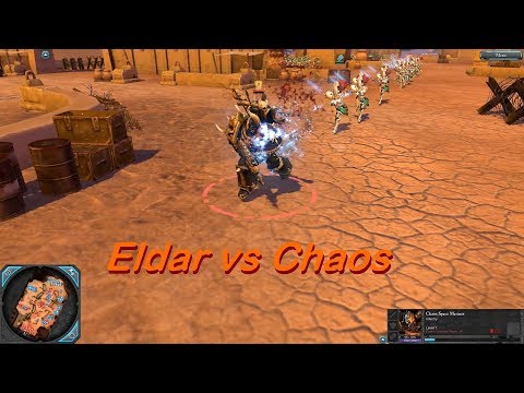 Eldar (Biel-Tan) vs Chaos Space Marines (Black Legion) - DOW 2: Retribution - SupaEpicFun Mod