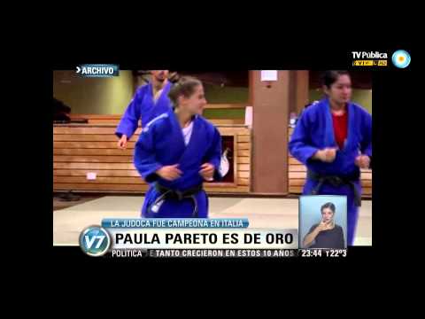 Visión 7: Judo: Paula Pareto es de oro