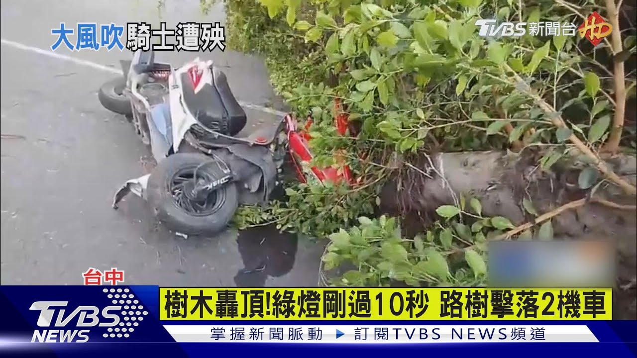 初三就出事!強風襲台中 釀5起意外3人傷