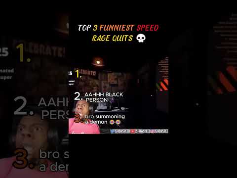 Top 10 Funniest Speed Rage Quits 😭😭