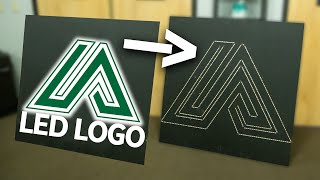 Make a LOGO into an LED Lighting Fixture