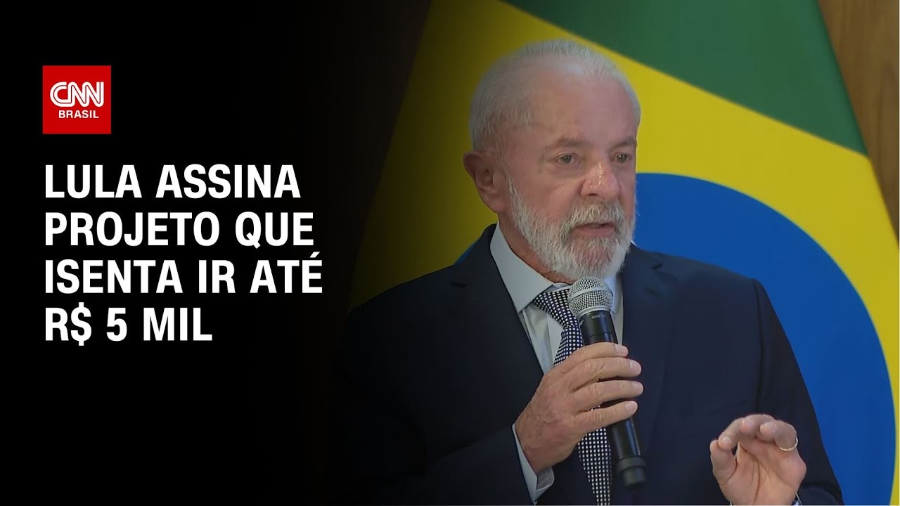 Lula discursa após assinar projeto de lei da isenção do IR | BASTIDORES CNN