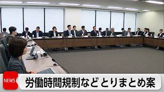日本成長戦略会議の分科会　裁量労働制見直しなどとりまとめ案を大筋了承
