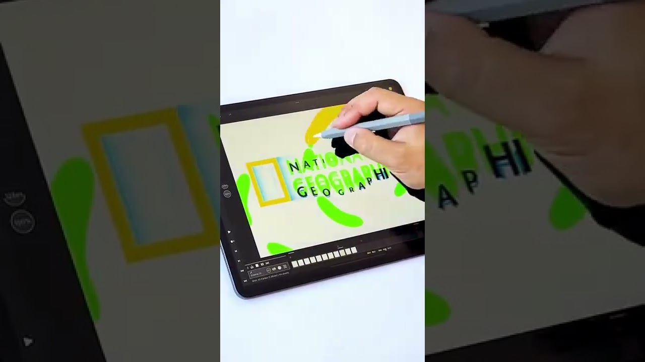 National Geographic logo 😱 Rate this 1- 10?? 😍 #shorts