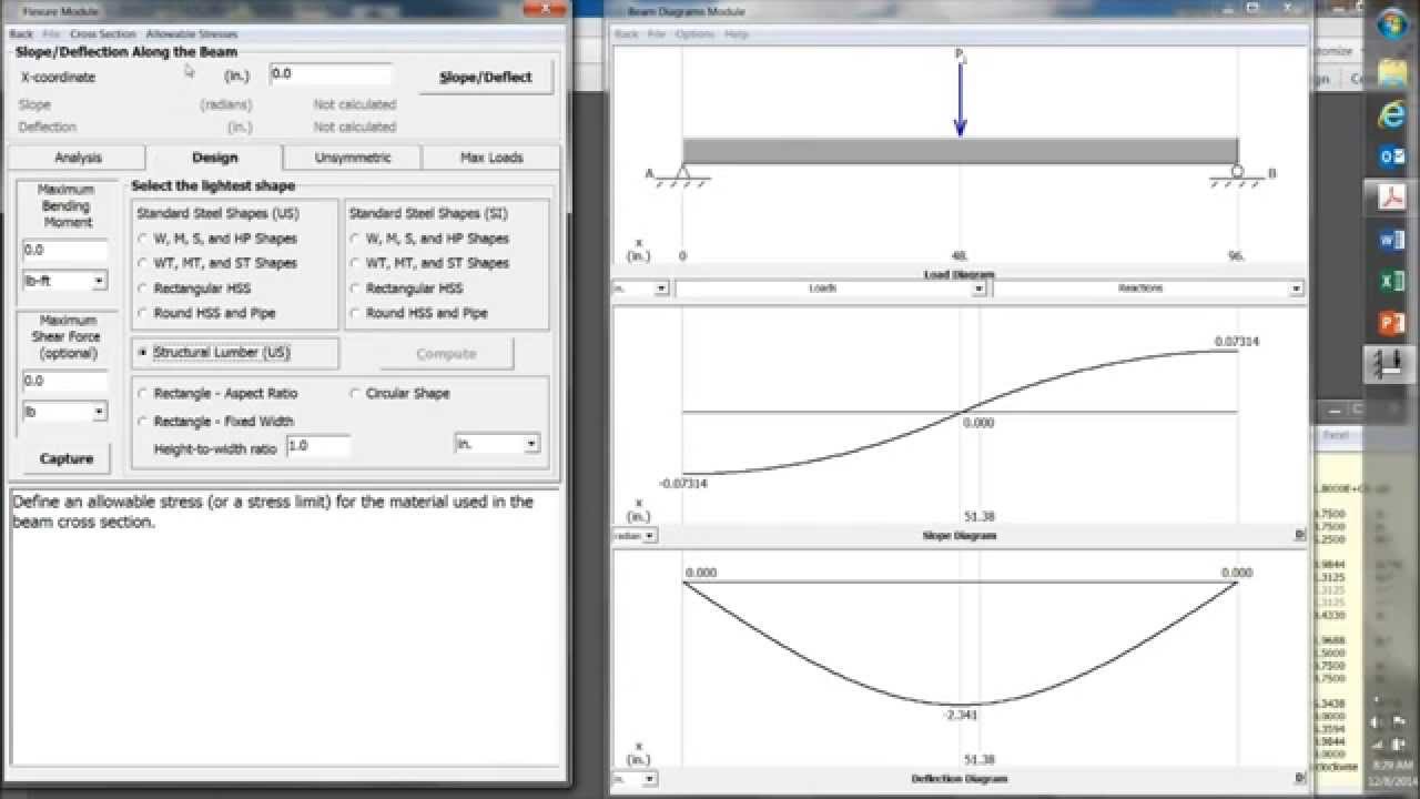 MDSolids: How to do Beams