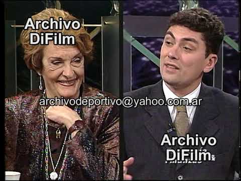 Graciela Fernandez Meijide - Tema: Menem Renunciamiento a la Reelccion - DiFilm (1998)
