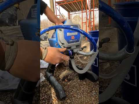 Graco Magnum x5 paint sprayer. #painting #paintspraying #diy #howto #homeremodeling