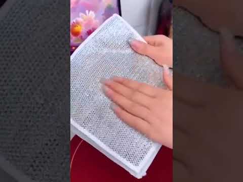 Two Layer Non Scratch Dish Wash Cloth