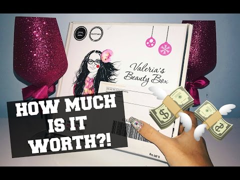 How much is Valeria's Beauty Box really worth?! | Anita Sibul