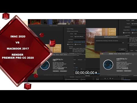iMac 2020 VS MacBook Pro 2017 - RENDER