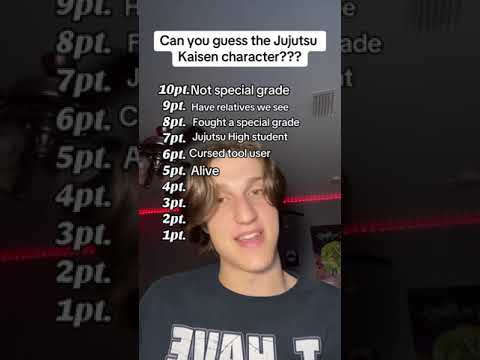 ARE YOU SMART ENOUGH TO GUESS THIS JUJUTSU KAISEN CHARACTER???