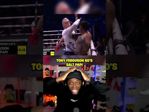 Tony Ferguson KO's Salt Papi 😱🥊