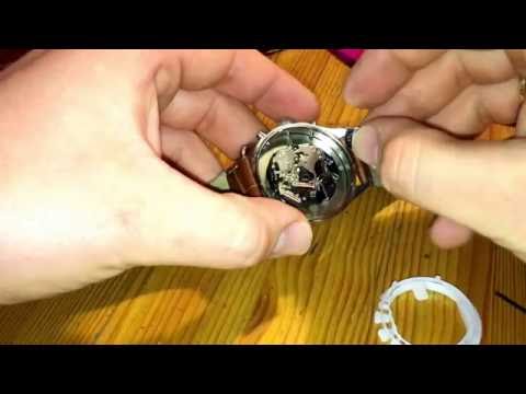Armbanduhr Batterie Wechsel mit Sprengdeckelböden Druck Boden Rover & Lakes Anleitung