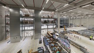 Time Lapse | Building an warehouse | FIEGE: Logistics solutions