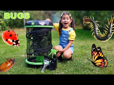 Bug Hunting Adventures With Zoe and Insectimo Stick Insect Enclosure Bug House!