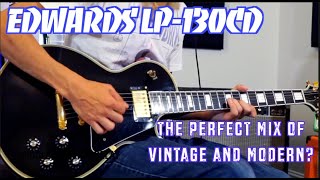 Video thumbnail for 2014 Edwards LP-130CD, a ridiculously well made guitar that leaves little to be desired. by Audiomo Music