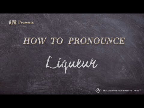 How to Pronounce Liqueur (Real Life Examples!)