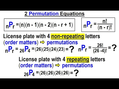 Statistics Ch 8 Combinations and Permutations 1 of 22 What s the Difference