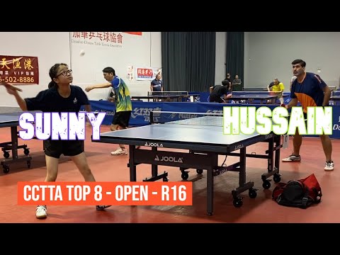 Hussain KABANI [2086] vs Sunny ZHANG [936] - CCTTA Top8 Open - Round 16 - 30 July 2023