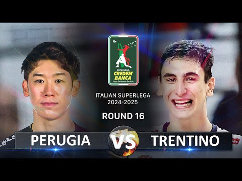 Perugia vs Trentino | Italian Volleyball SuperLega 2024/2025