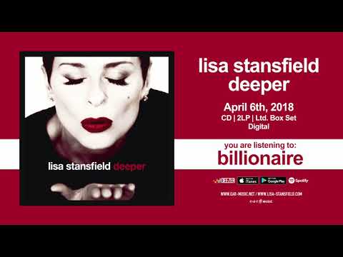 Lisa Stansfield "Billionaire" Official Song Stream - New Album "Deeper" OUT NOW!