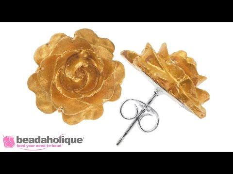 How to Use Vintaj Patina on a Lucite Cabochon