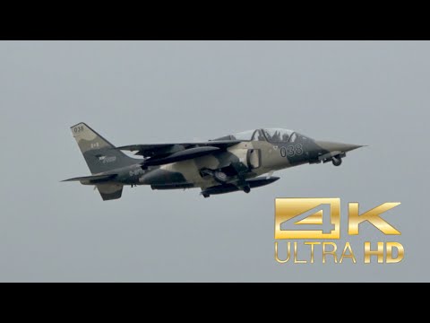 (4K) 2 Dassault-Dornier Alpha Jet A from the Top Aces departure at Wittmund AirBase ETNT