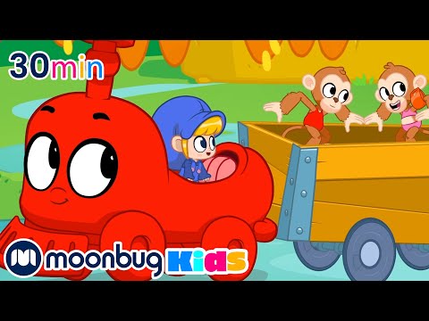 Morphle and Animal Train! | My Magic Pet Morphle | Cars Cartoons | Mila and Morphle
