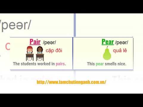 Homophones: Từ đồng âm