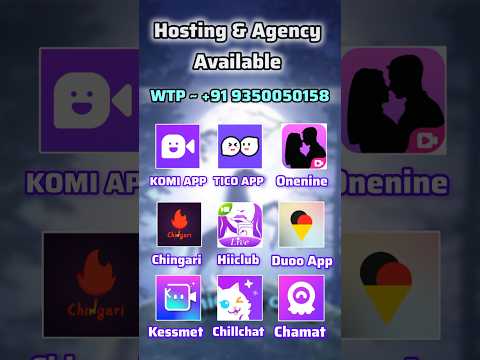 Hosting & Agency available🔥#kome #kessmet #chillchat #onenine #chingari #hiiclub #duoo #chamat #tico