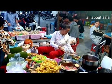 Mixed Street Food In Phnom Penh 2019 - Amazing Foods Video - Cambodian Village Food