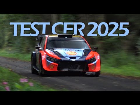PET WRC CER 2025 Ott Tanak FLAT OUT w/Hyundai I20 Rally1 !